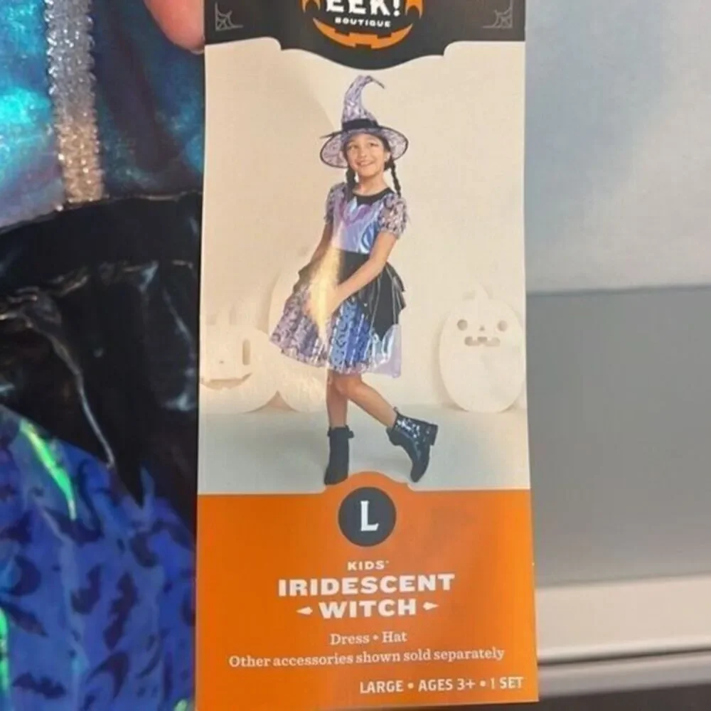 Iridescent Witch Costume Hyde and Eek Boutique Girl's Size Large 10 -12‎